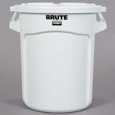 Baker's Mark 20 Gallon / 320 Cup Round White Flat Top Mobile