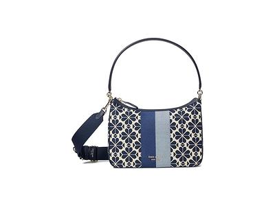 Kate Spade New York Spade Flower Jacquard Stripe Sam Small Convertible  Shoulder Bag (Blue Multicolor) Shoulder Handbags - Yahoo Shopping