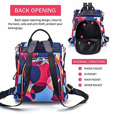  YOUNNE Women Fashion Backpack Purse Anti Theft