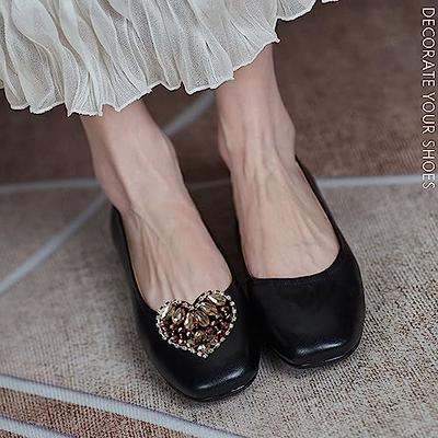  HZYFPOY Women Decorative Shoes Clips Bow Shoe Clips Removable  Shoe Buckles Accessories for Wedding party : Clothing, Shoes & Jewelry