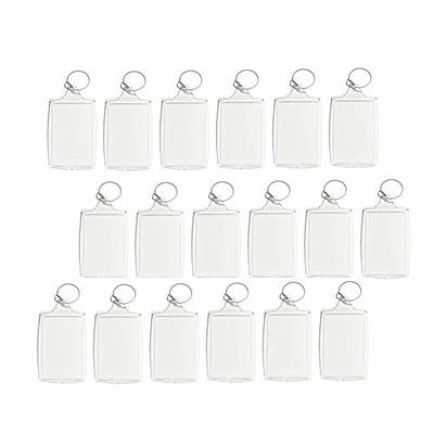 BEAUTOPE 10 PCS Acrylic Keychain Blanks Photocard Holder Keychain Acrylic  Blank Photo Picture Frame Keychain Holder for DIY Keychain - Yahoo Shopping