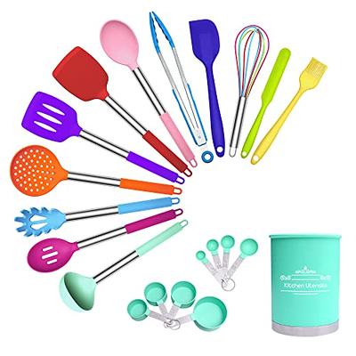 Silicone Utensil Set, Kitchen Utensil Set, Safety Cooking Utensils