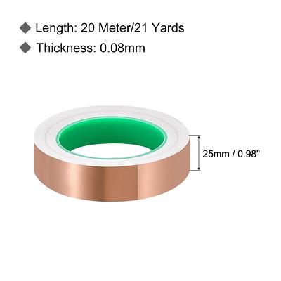 Copper Foil Tape with Conductive Adhesive - 25mm x 15 meter roll