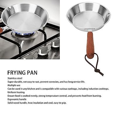 Michelangelo Deep Frying Pan with Lid, 9.5 inch, Nonstick, Aluminum, Ergonomic Handle, Induction Compatible