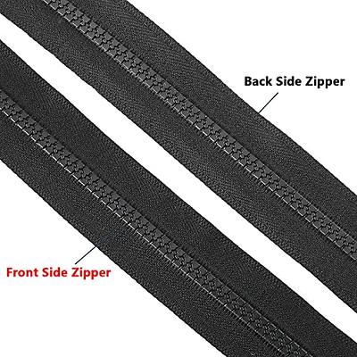 Mandala Crafts #5 Plastic Zipper - 5 Pcs Pink 28 Inches Separating Zippers for Sewing - Jacket Zipper Separating Zipper Replacement Zippers for