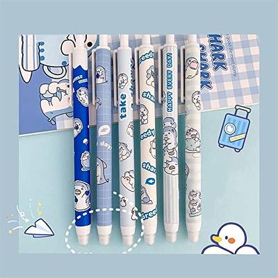 6pcs/set Simple Neutral Pen, Watercolor Pen, Metallic Highlight Pen,  Korean-style Colorful Pen For Journaling