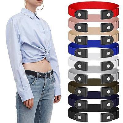 Radmire 2 Pack Braided Elastic Belts for Men, Womens Stretch Golf