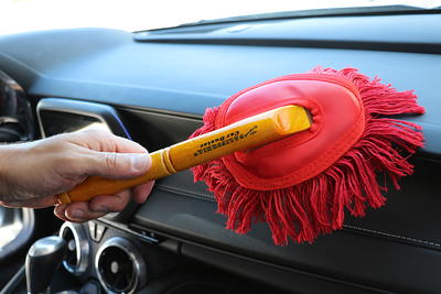 The Original California Car Duster, Wood Handle