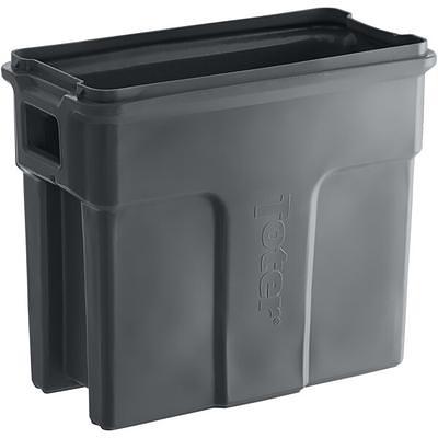 Lavex 95 Gallon Blue Wheeled Rectangular Recycle Bin with Lid