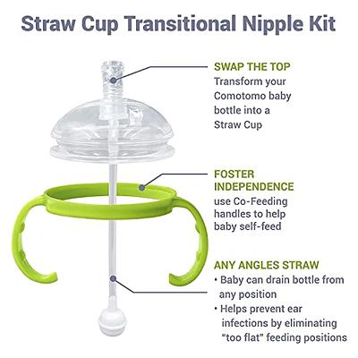 3-in-1 Weighted Straw Sippy Cup Conversion Kit for Comotomo Baby