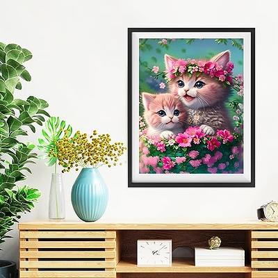 DIY Diamond Art Cats (1), 5D Diamond Painting Kits for Adults