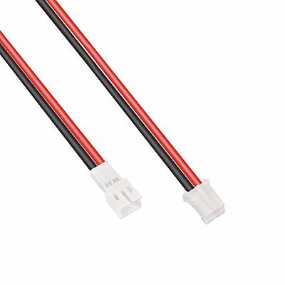 LinsyRC 2-Pack XT60 Connector Plug Extension Cable Male to Female Adapter  with 30CM 14AWG Silicone Wire for RC Lipo Battery