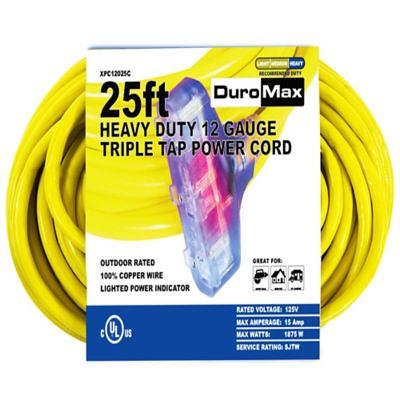 VividFlex 50 ft. 14 Gauge 15 Amps Indoor/Outdoor Medium Duty Extension Cord  with 2 Lighted Ends