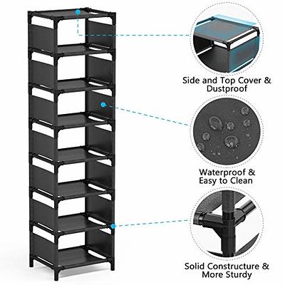 Tribesigns Vertical Shoe Rack, Narrow Shoe Shelf, Slim Shelf for Shoes, Thin  Shoe Rack for Small Space, Tall Narrow Shoes Shelf - Yahoo Shopping