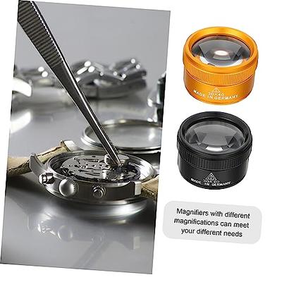 Healeved Pocket Magnifier 2pcs Craft Magnifying Glass Jeweler