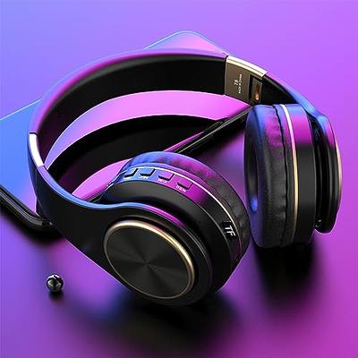 2023 Wireless Bluetooth Headset, 5.0 Sport Noise Reduction Headsets, Stereo  Sound, for Phone PC Gaming Earpiece on Head