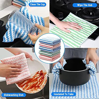 AISINYI 8 Pack Premium Microfiber Kitchen Towels, Corn Kernel Layout  Design, Thickened Dish Towels, Ultra Soft Absorbent Quick Drying Cleaning  Dish