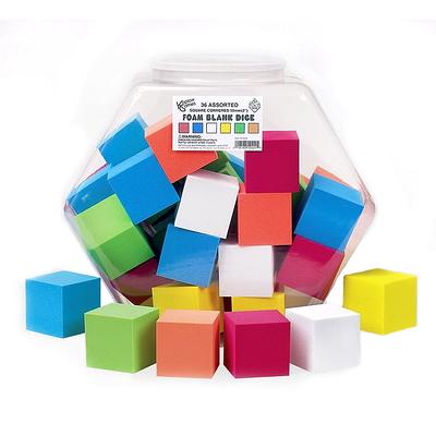 Koplow Games Foam Dice 16mm Assorted Tub Of 200 - Office Depot