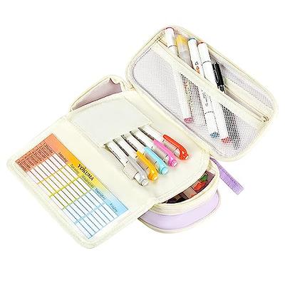 YOKUMA Pencil Case for Adults Aesthetic Pencil Pouch Pen Bag