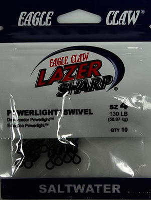 Eagle Claw Fishing Tackle, Lazer Sharp Saltwater Power Swivels