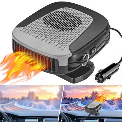 Car Heater Cooler Portable Triangular Windscreen Demister With Plug In  Lighter Automobile Interior Heaters For RV Mini Van