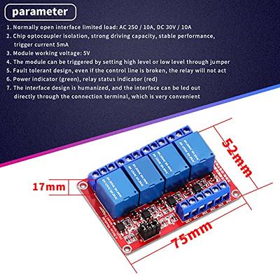 5V/12V 1 2 4-Channel Relay Module With Photocoupler Used In Arduino  Raspberry Pi