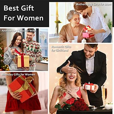 Best Gift for Woman, Preserved Red Real Rose with I Love You Necklace in  100 Languages, Romantic Gifts for Her on Mother's Day, Birthday,  Anniversary. 