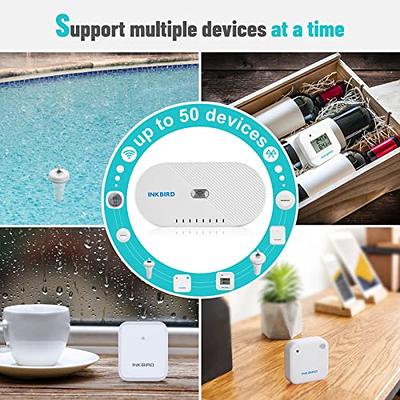 Wireless Remote WiFi Temperature & Humidity Sensor Real-Time Data