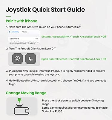 IFYOO Yao L1 PRO Mobile Game Controller Joystick for iPhone (iOS