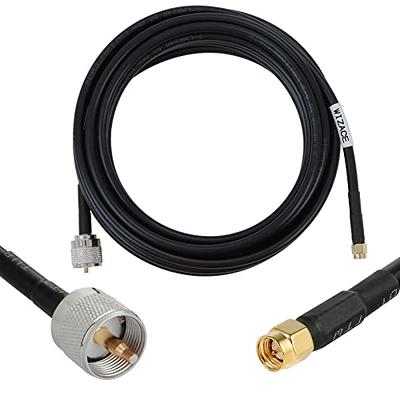 15 Ft Antenna Coax Cable with 3/8 NMO Mount – Rugged Radios