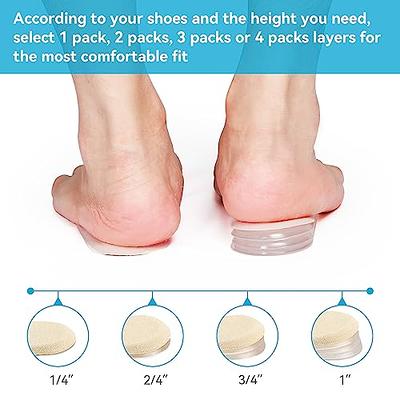 Amazon.com: 6 Layer Limb Leg Length Discrepancy Heel Lifts Inserts Insoles  Shoe Leveler Balancer for Uneven Hips for Men and Women (Large - Pack of 2)  : Health & Household
