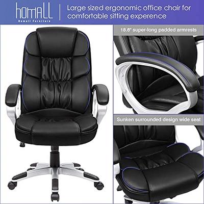 Homall High Back Office Chair, Executive Leather Desk Chair with