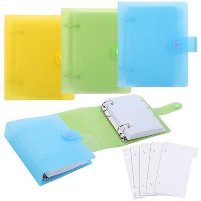 OFFILICIOUS Index Card Holder 3x5 Set – Heavy-Duty Index Card Organizer  Box with Dividers – 100 Ruled Index Cards 3x5, 25 Manila Dividers, 25  Plastic