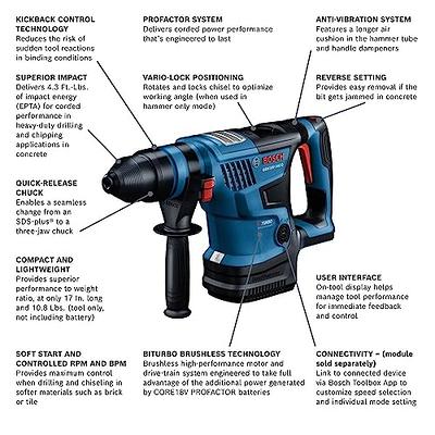 BOSCH GBH18V-21N 18V Brushless SDS-plus® Bulldog™ 3/4 In. Rotary Hammer  (Bare Tool)