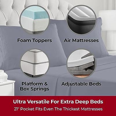  Extra Deep Pocket Sheet Sets for Air Mattress - Deep