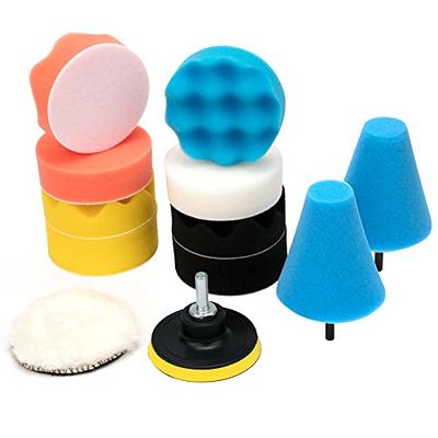 Car Polishing Sponge Polisher Kit With Foam Pad Buffer Machine For