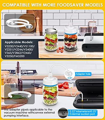Electric Mason Jar Vacuum Sealer Kit for Wide Mouth and Regular Mouth Mason  Jars