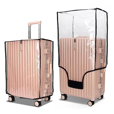 Simple Transparent Luggage Cover, Dustproof Suitcase Protector, Lightweight Travel  Accessories,Durable Clear PVC Suitcase Cover, Plastic Transparent Travel  Luggage Protector, Dustproof Baggage Case & Accessories