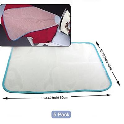5 Packs Household Ironing Cloth, Protective Scorch Saving Mesh