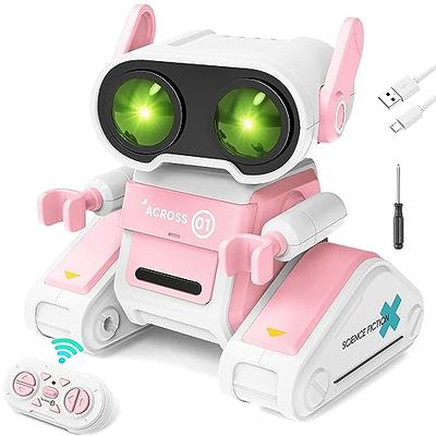 Sikaye RC Robot for Kids Intelligent Programmable Robot with Infrared  Controller Toys, Dancing, Singing, Led Eyes, Gesture Sensing Robot Kit, Blue