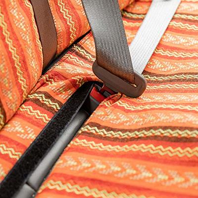 Copap Orange Car Seat Covers Full Set 10pc Stripe Multi-Color Baja