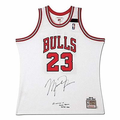 Michael Jordan Chicago Bulls Autographed Black 1997-1998 Mitchell