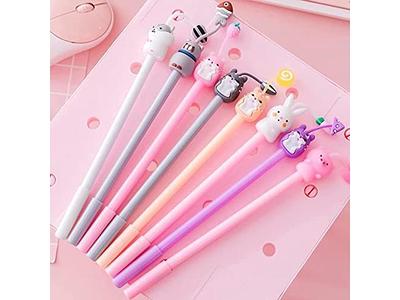 Cute Cow Pen Set 12 Cow Retractable Gel Ink Pens, 2 Cute Cow Pen 0.5 mm  Retractable Black Gel Ink Pens, 2 Cow Sticky Notes, Cute Cow Stickers for