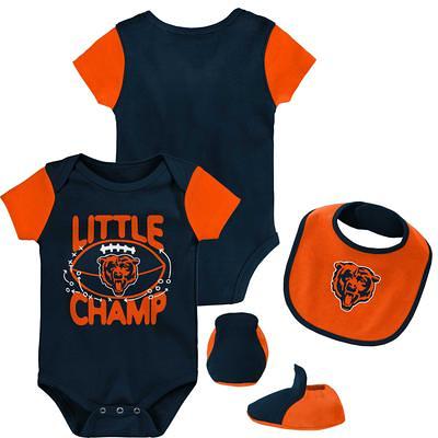 Newborn & Infant Navy/Orange Chicago Bears Little Champ Three