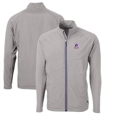 New York Giants Cutter & Buck Big & Tall Adapt Eco Knit Full-Zip