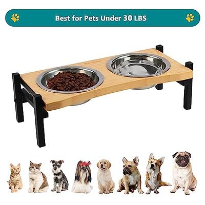 Elevated Dog Bowls for Small Dogs, Elevated Cat Bowls for Indoor