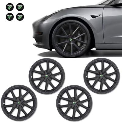 Model Y Hub Caps 4PCS Performance Replacement Wheel Cap 19 Inch Wheel Cover  For Tesla Model Y Full Cover Hubcap 2017-2023