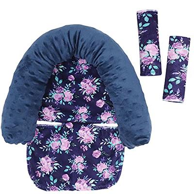 Baby girl head shop support for car seat