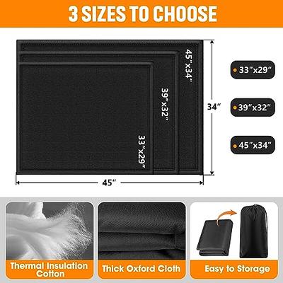 CADARA Fireplace Blocker Blanket Stops Overnight Heat Loss, Fireplace Draft  Stopper Save Energy, Indoor Fireplace Cover Insulation Black 45 W x 34 H  - Yahoo Shopping
