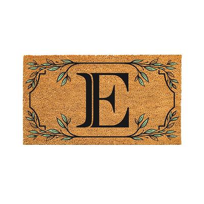 28 x 16 Monogram Coir Mat, Letter E - Yahoo Shopping